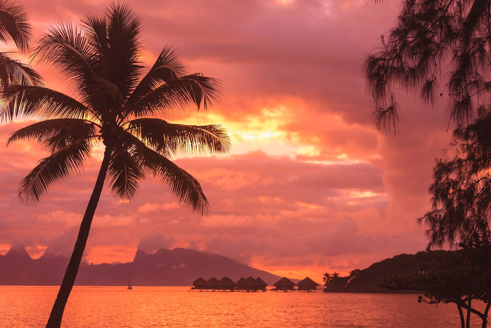 Tahiti sunset