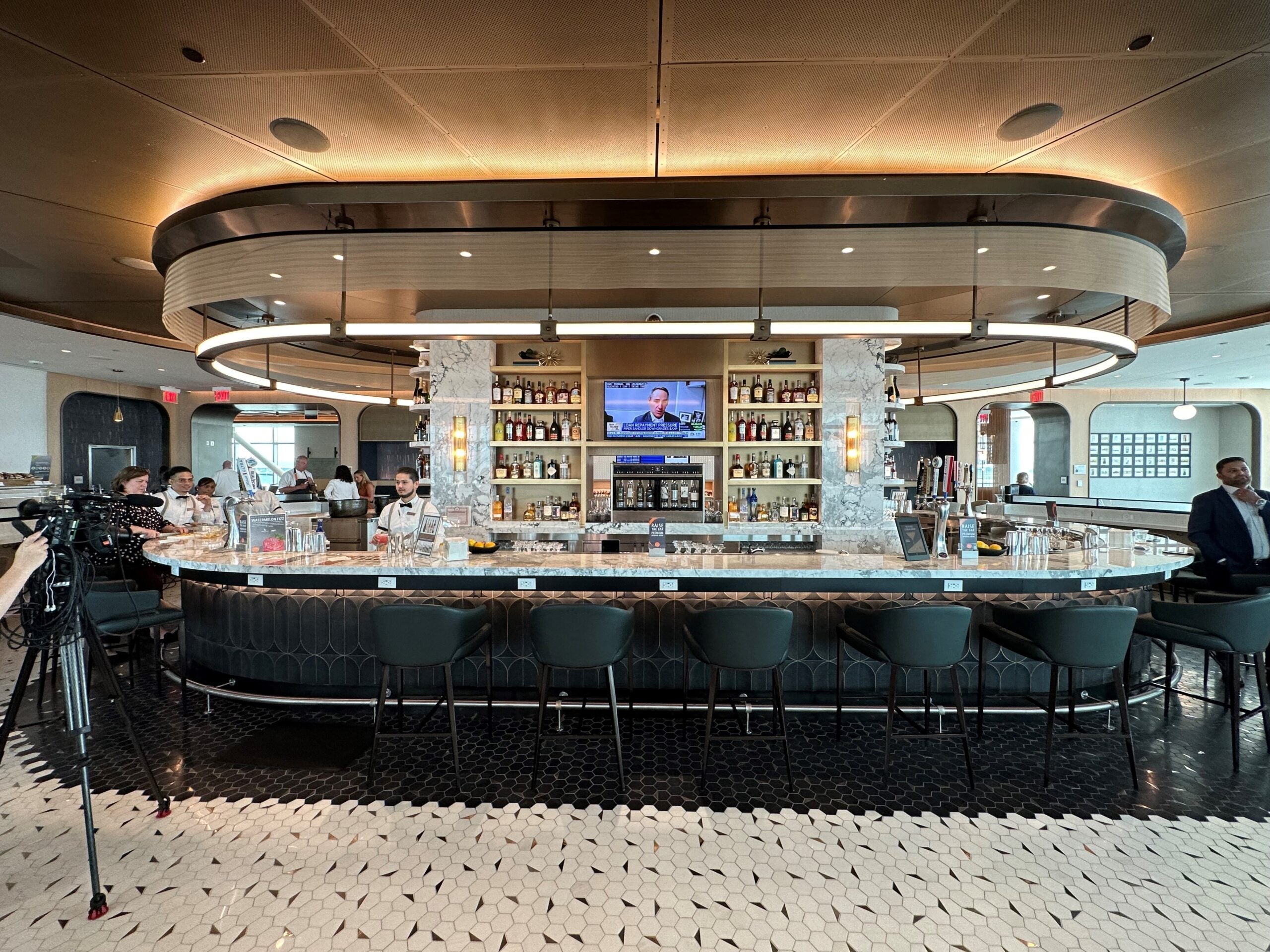 Delta's new Sky Club opens at New York JFK.