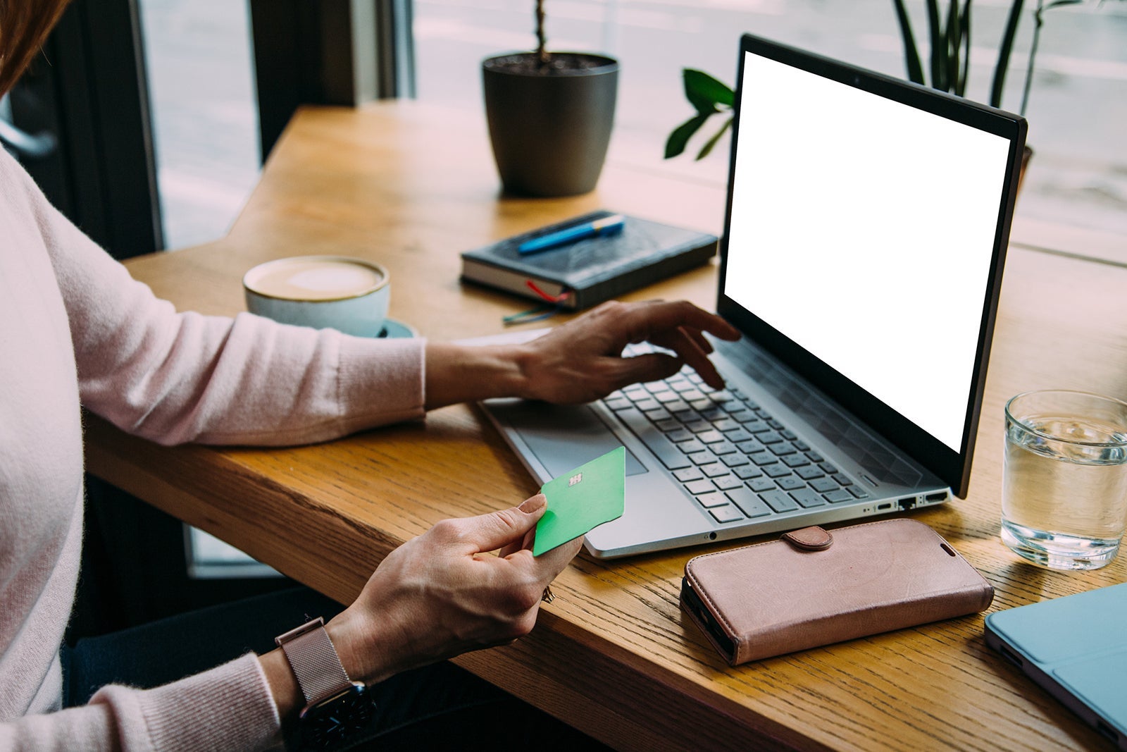 Using a credit card for a purchase