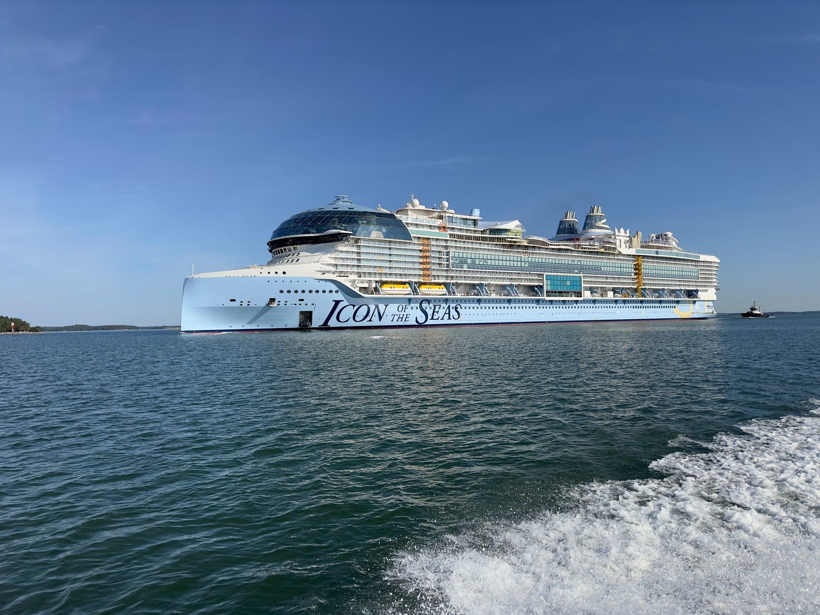 Sea trials for icon of the seas