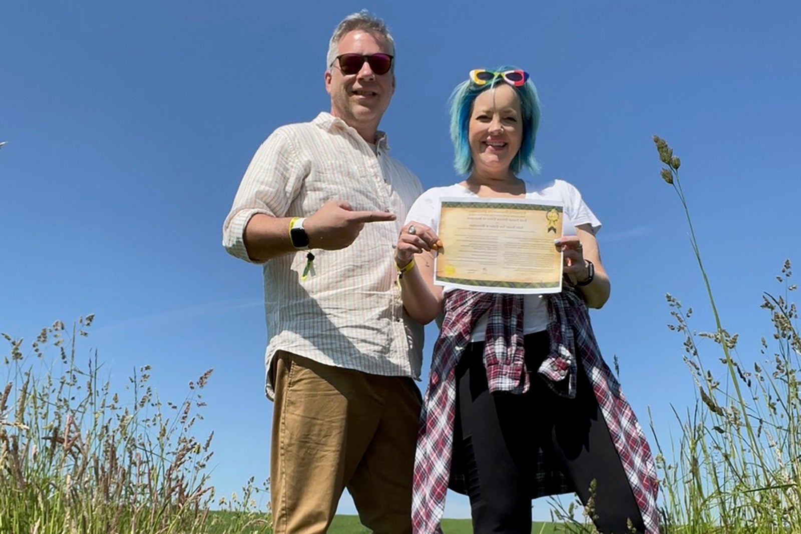 Visiting our land in Scotland