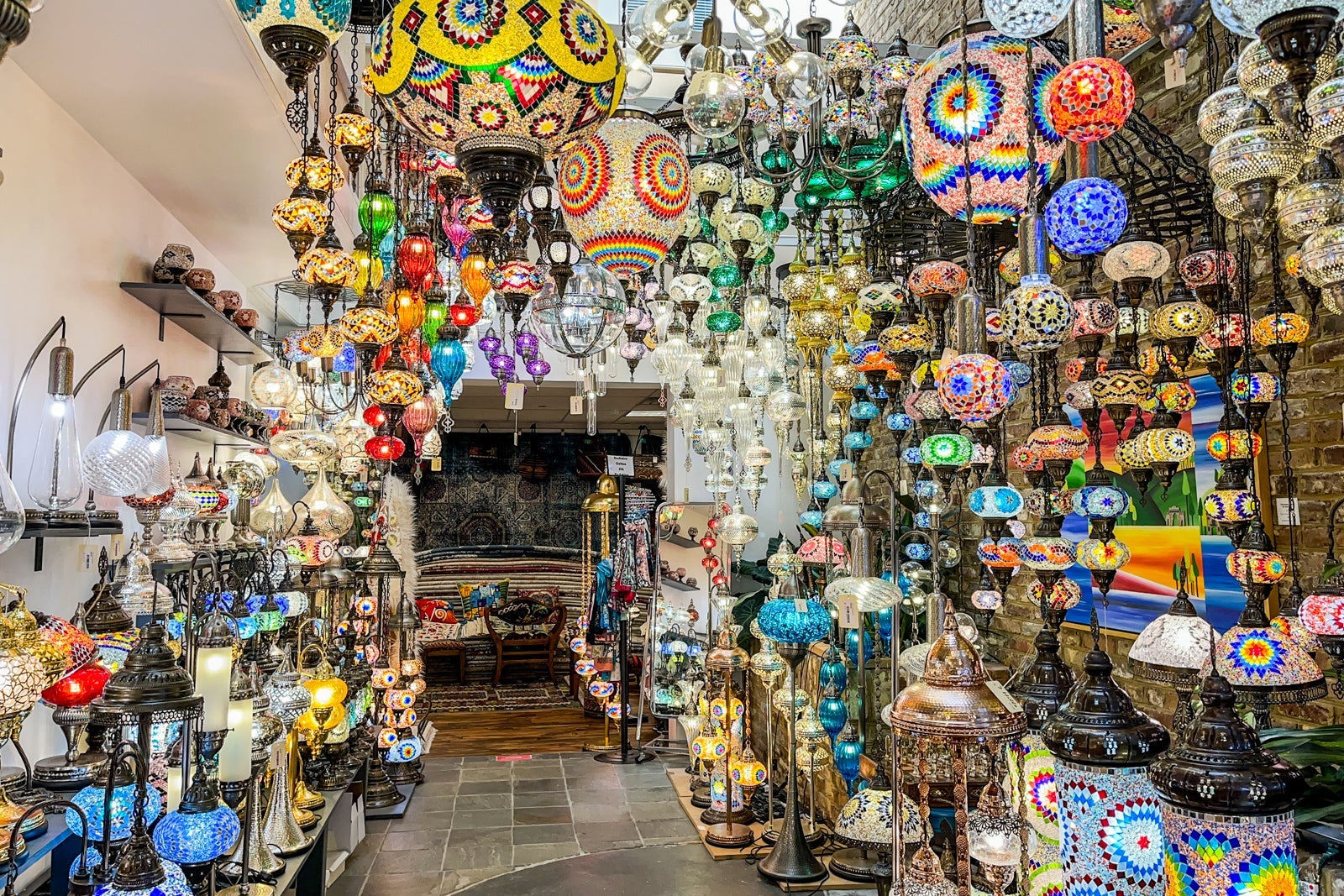 Shopping along King Street in Charleston