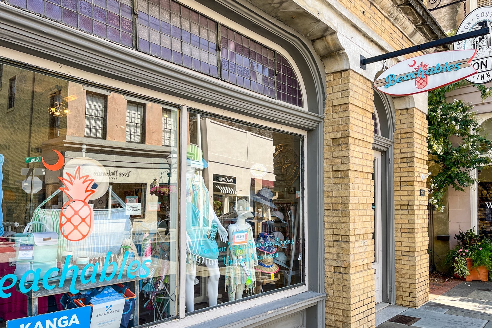 Shopping along King Street in Charleston