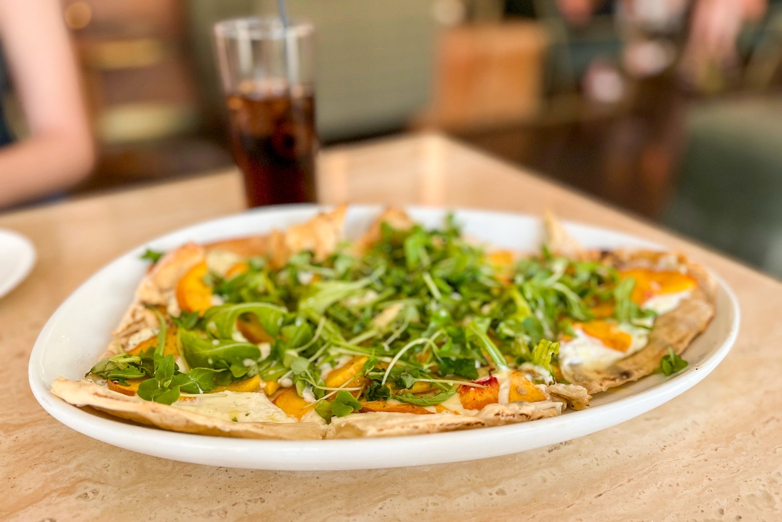 Flatbread from The Living Room at The Dewberry Charleston