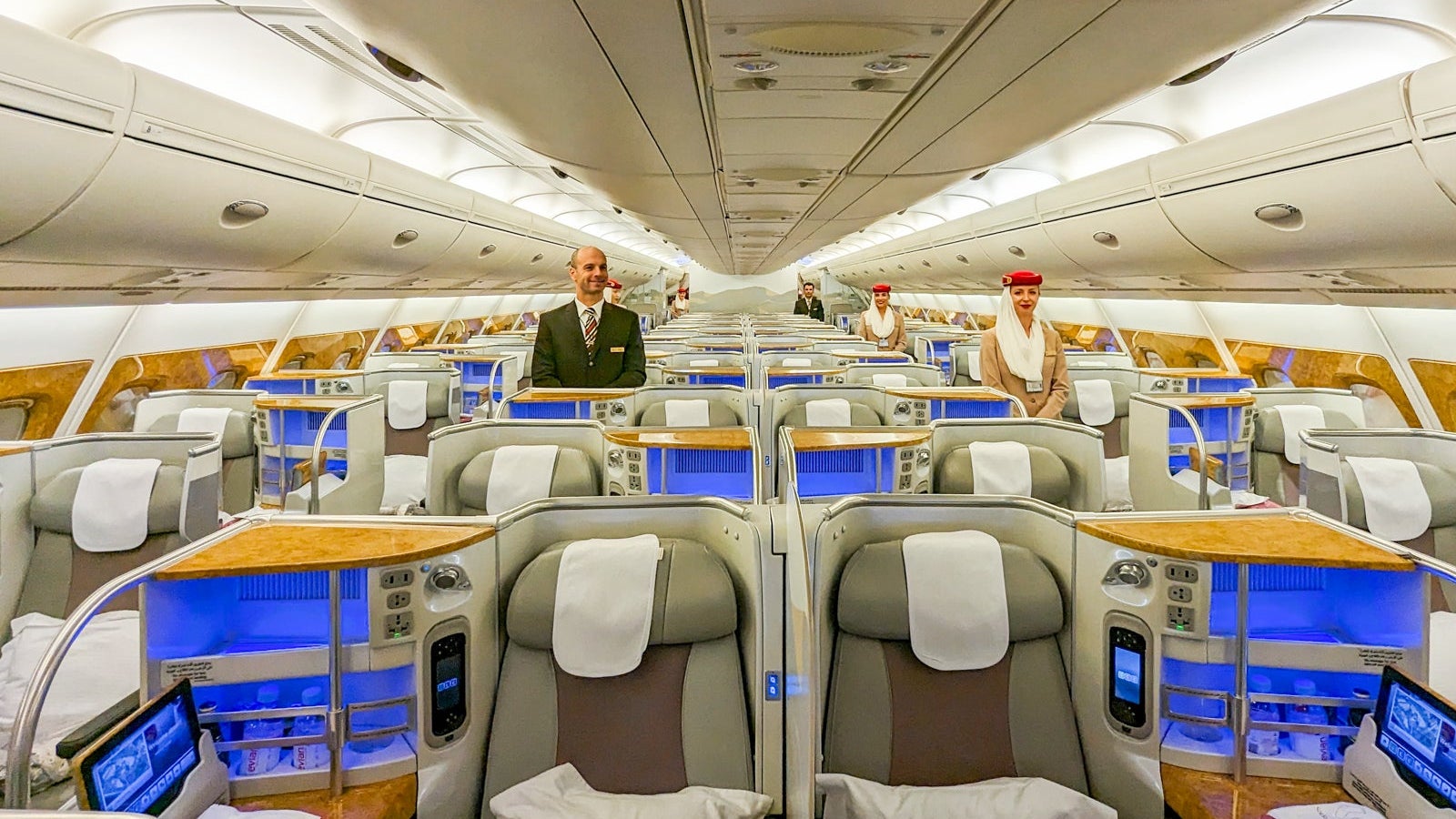 Emirates Airlines A380 Business Class