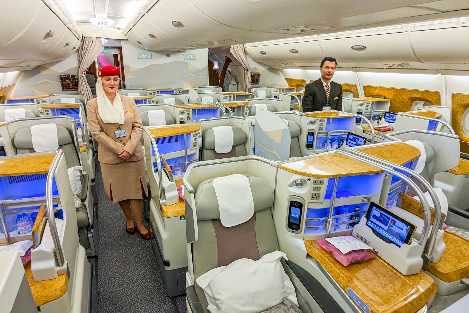 Emirates business class