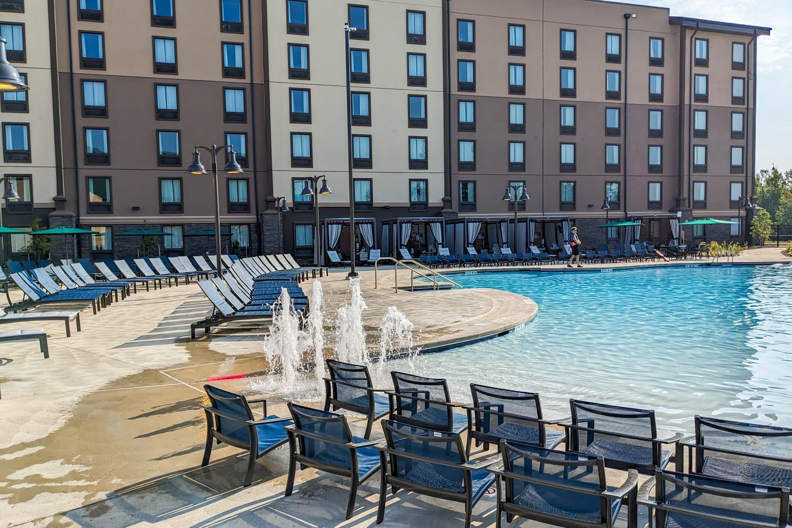 Outdoor pool at Great Wolf Lodge Maryland
