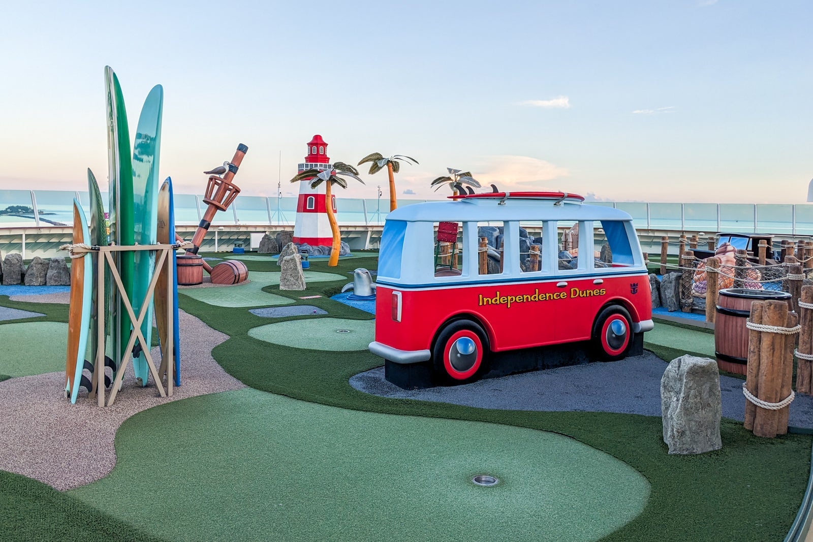 Independence Dunes mini-golf course.