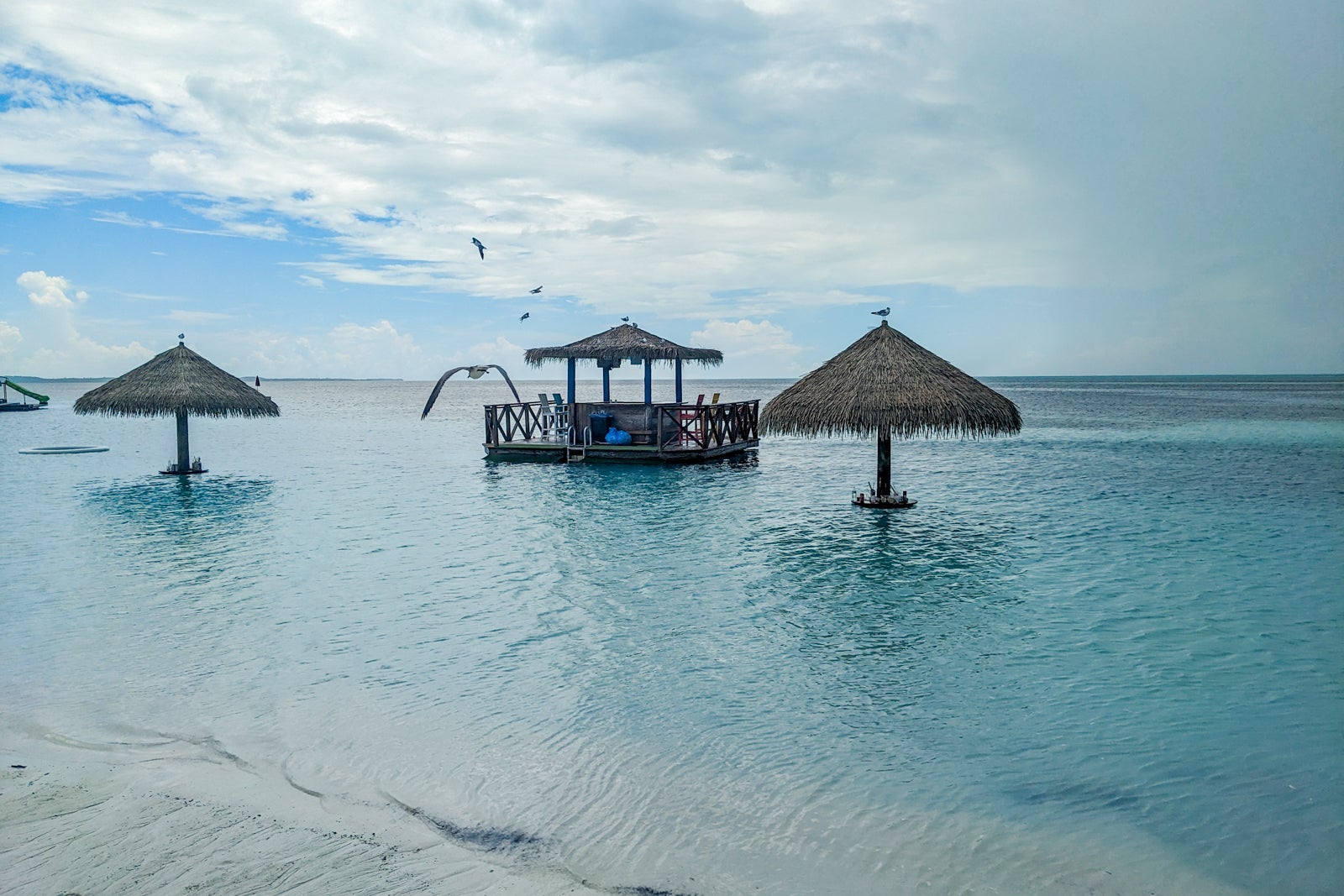 Floating bar on CocoCay.