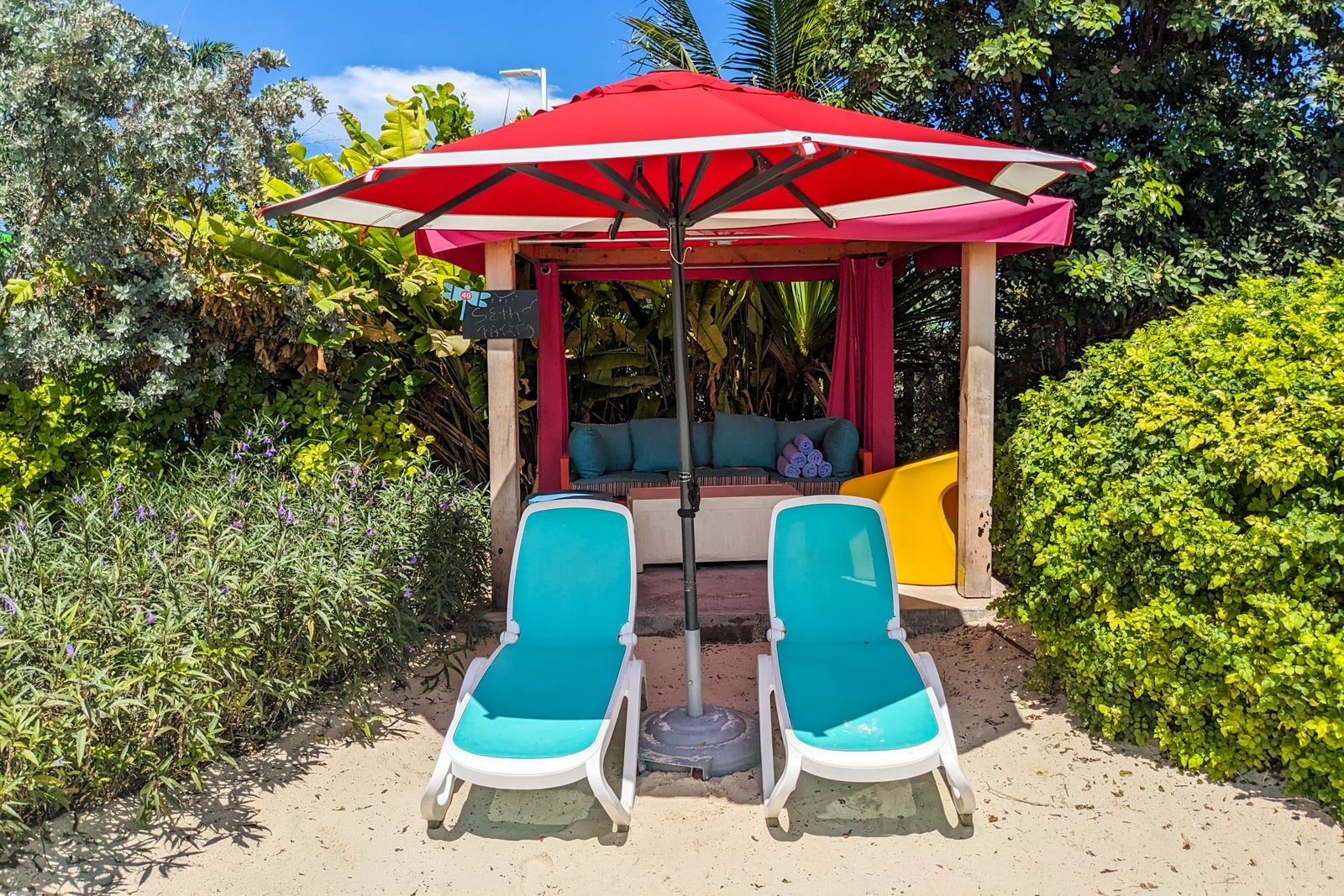 Thrill Water Park cabana.