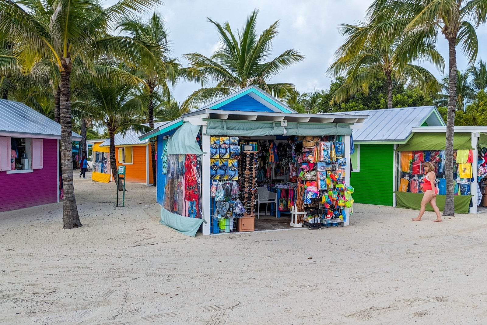 Shopping hut on CocoCay.