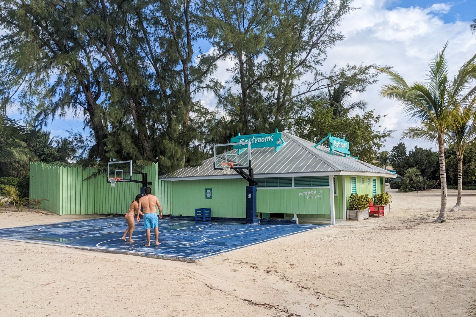 Basketball court on CocoCay