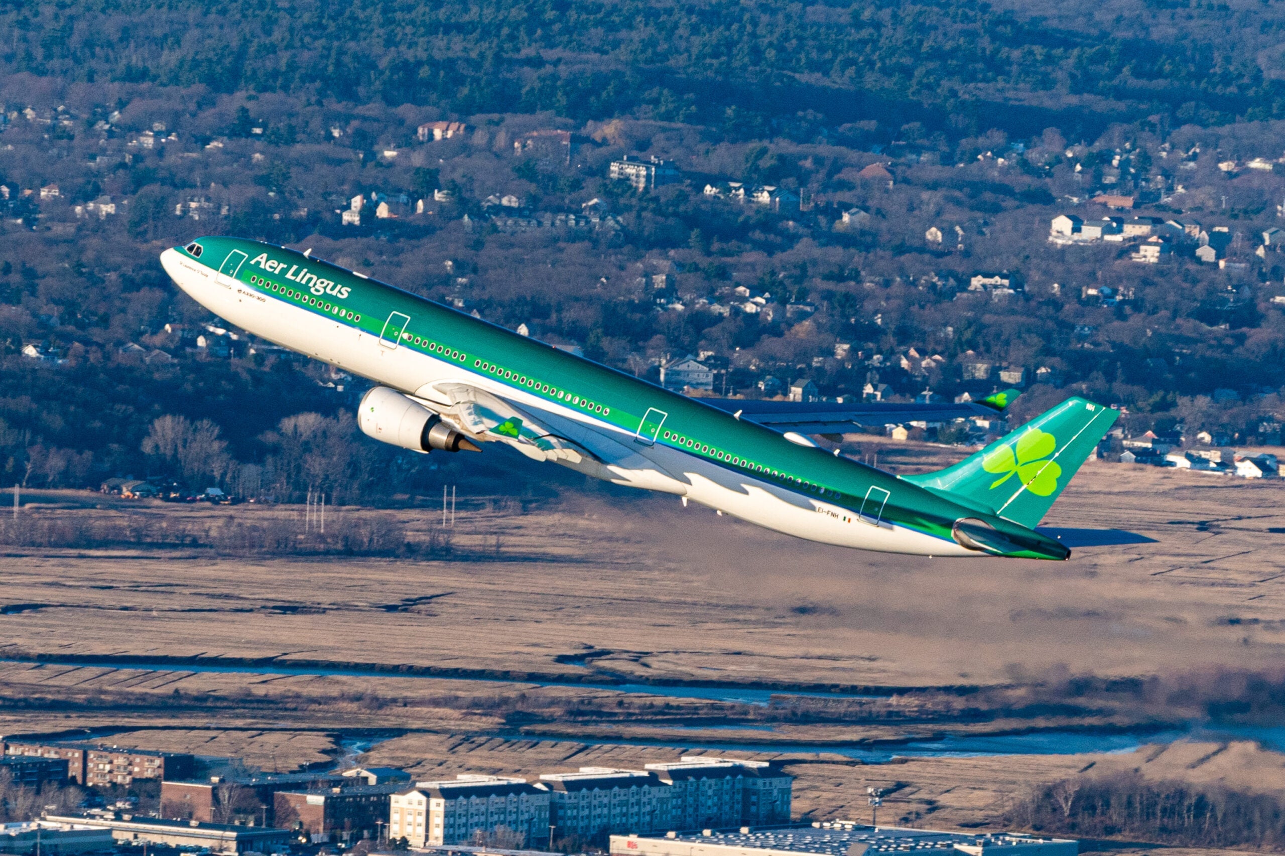 An Aer Lingus Airbus A330-300.
