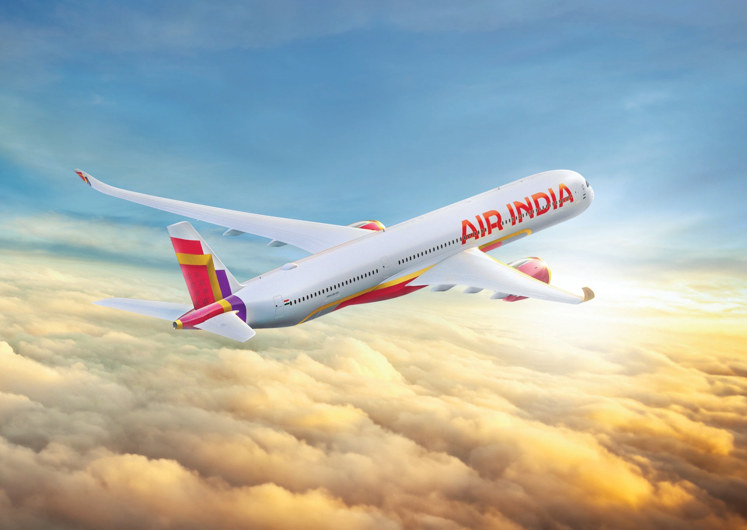 Rendering of new Air India livery