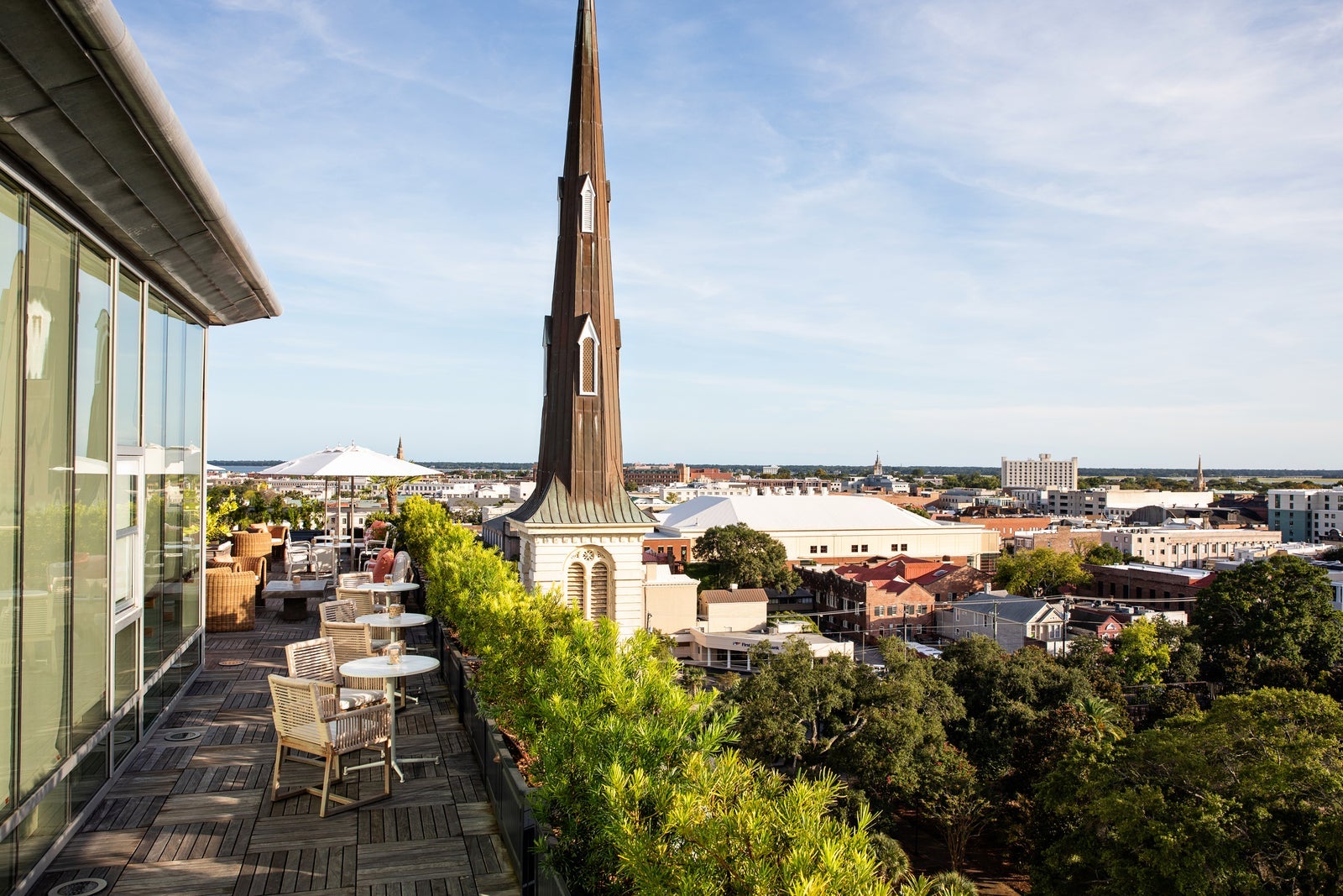 View from Citrus Club at Dewberry Charleston