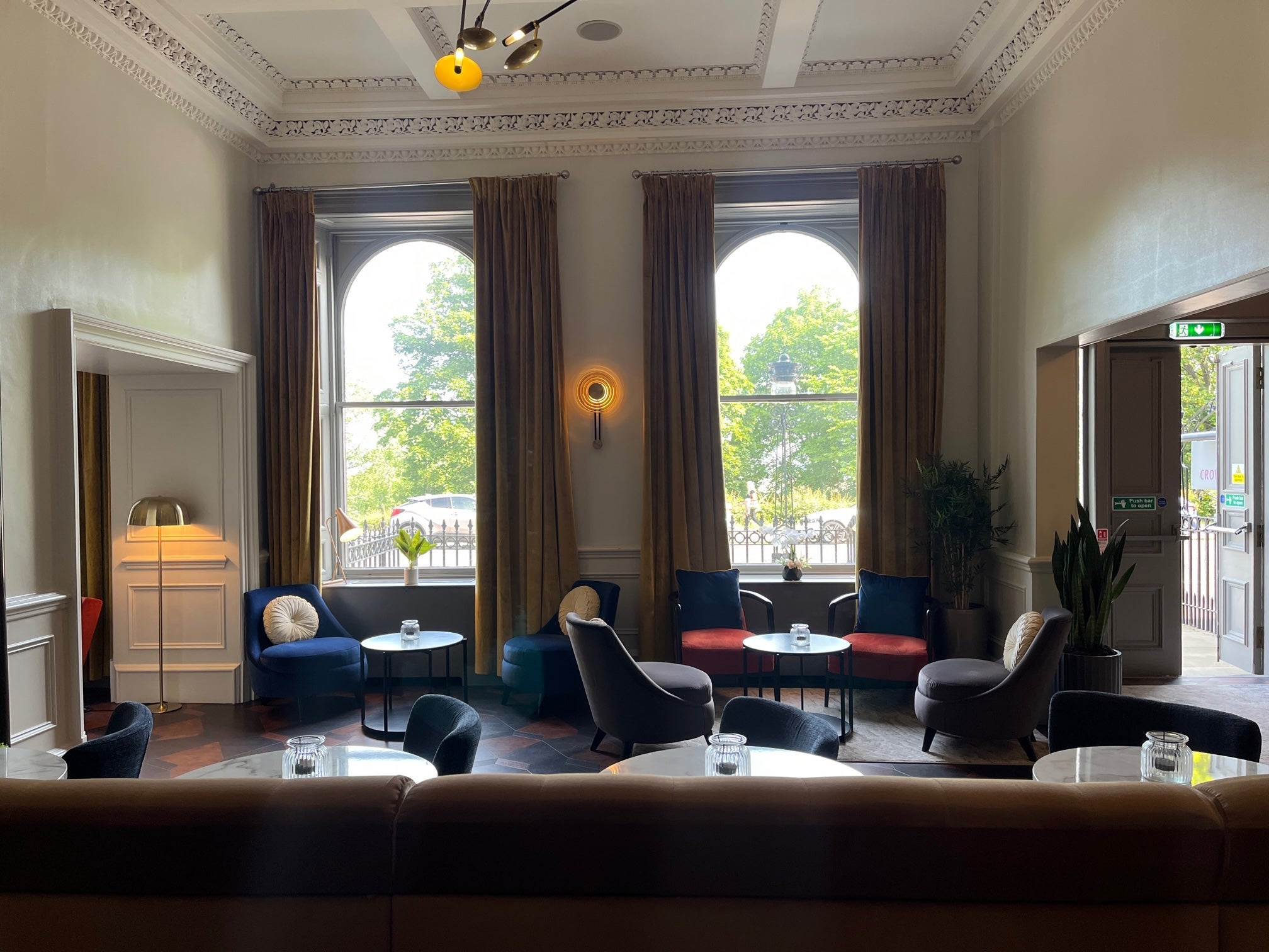lobby of Crowne Plaza Edinburgh - Royal Terrace