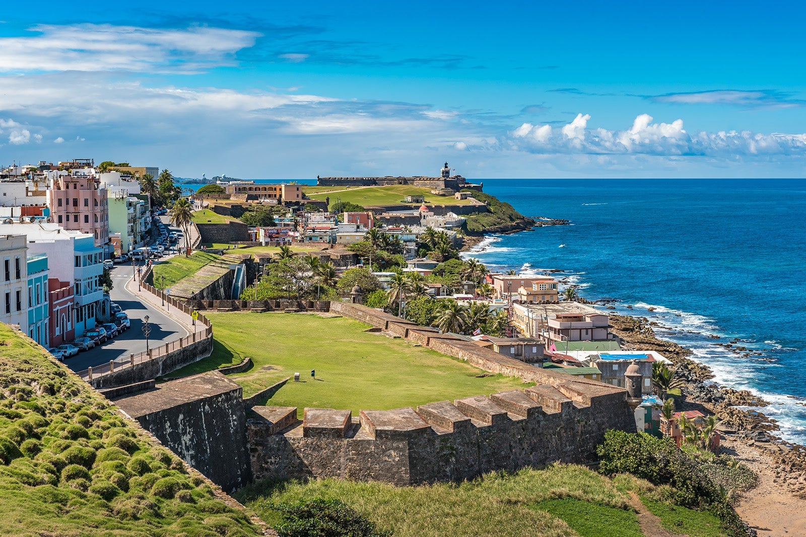 View from the fort in San Juan, Puerto Rico