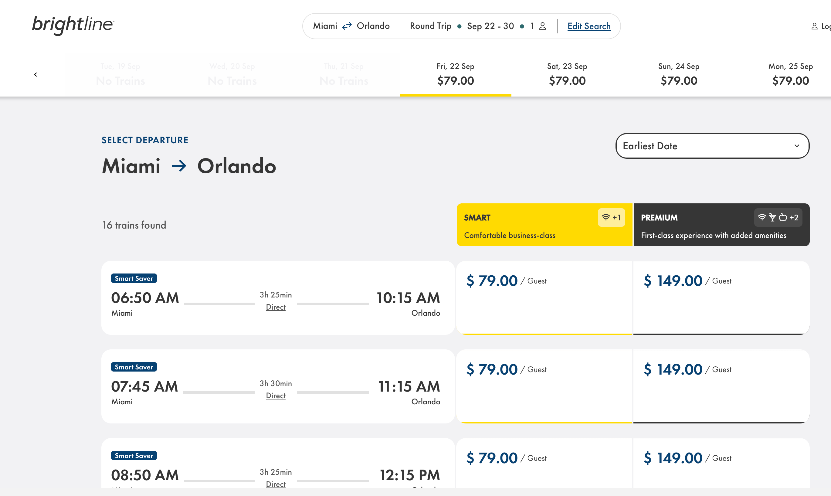 Brightline online ticket sales. BRIGHTLINE
