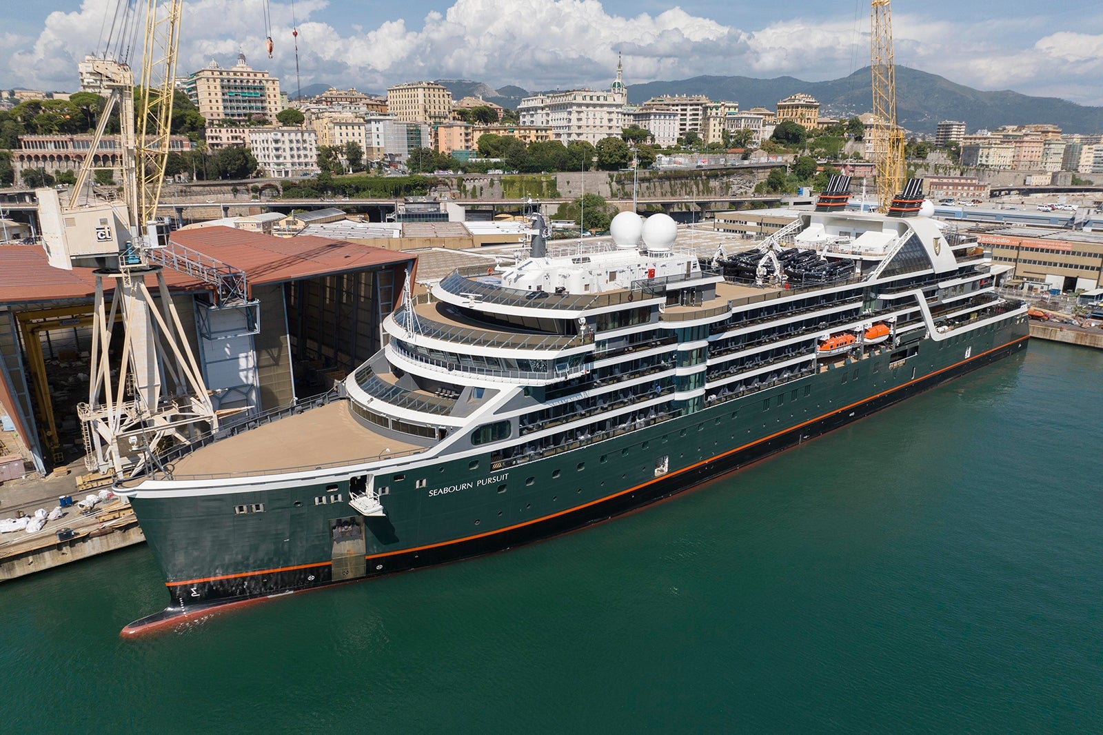 Seabourn Pursuit in Genoa, Italy.