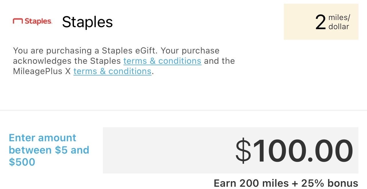 Staples MPX
