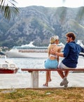 young couple sitting