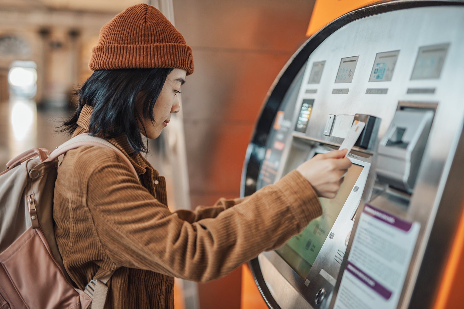 purchasing metro ticket