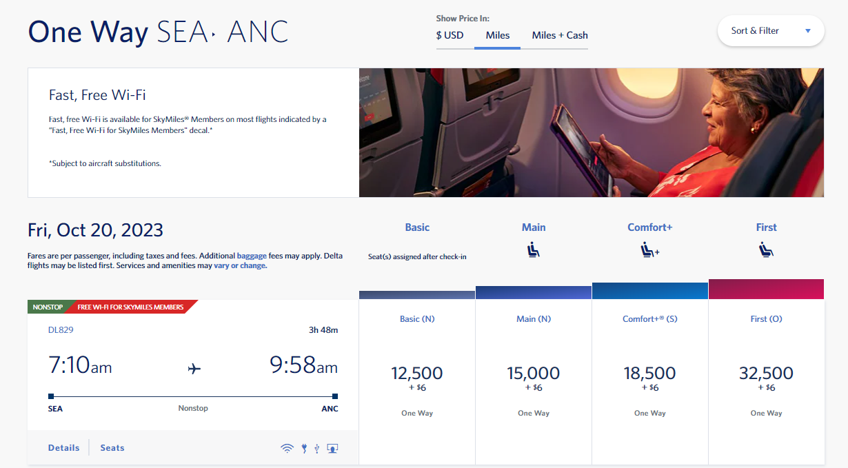 Book Delta award to Alaska