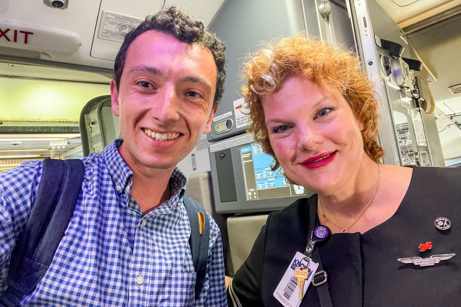 United flight attendant