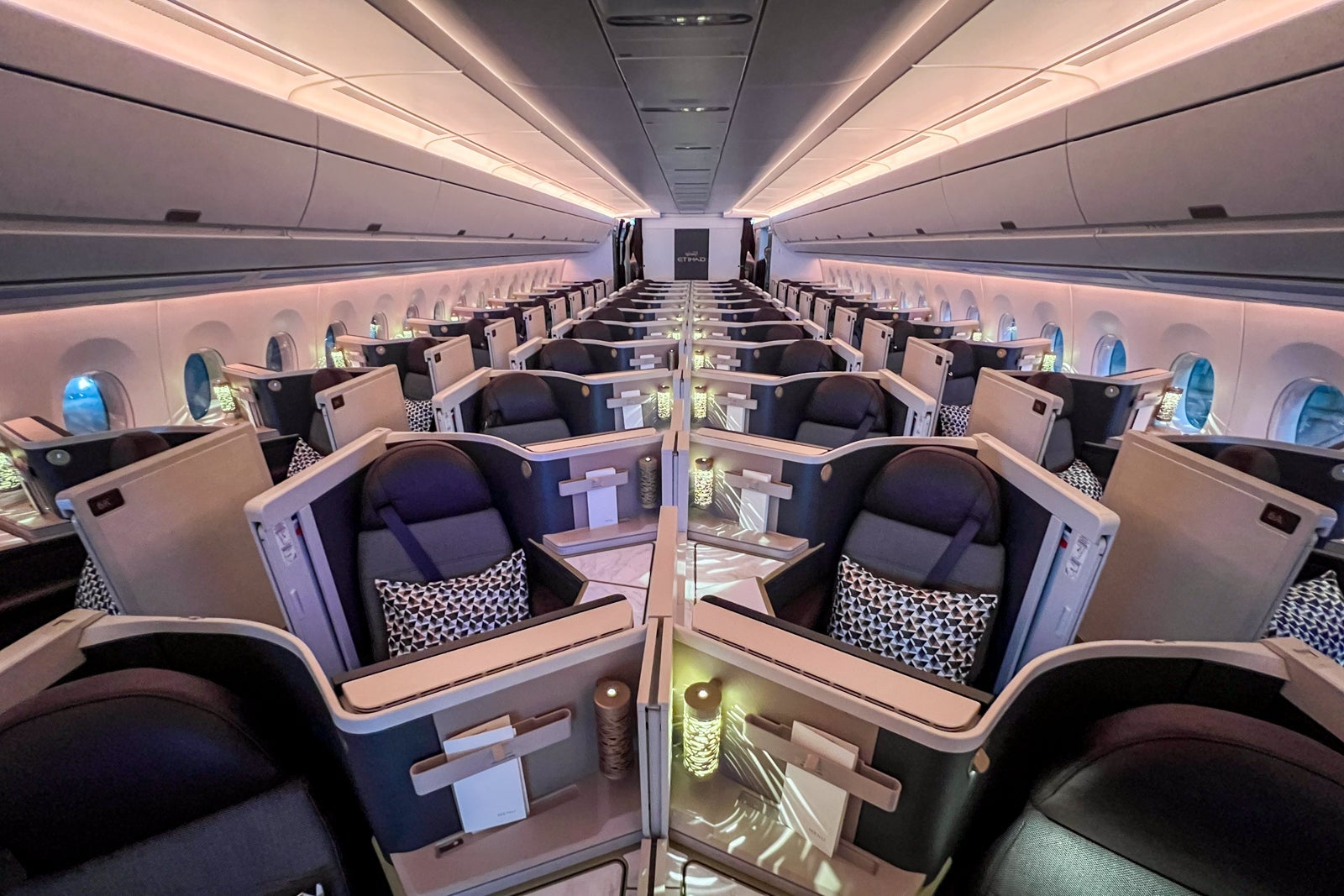 Etihad A350 business class
