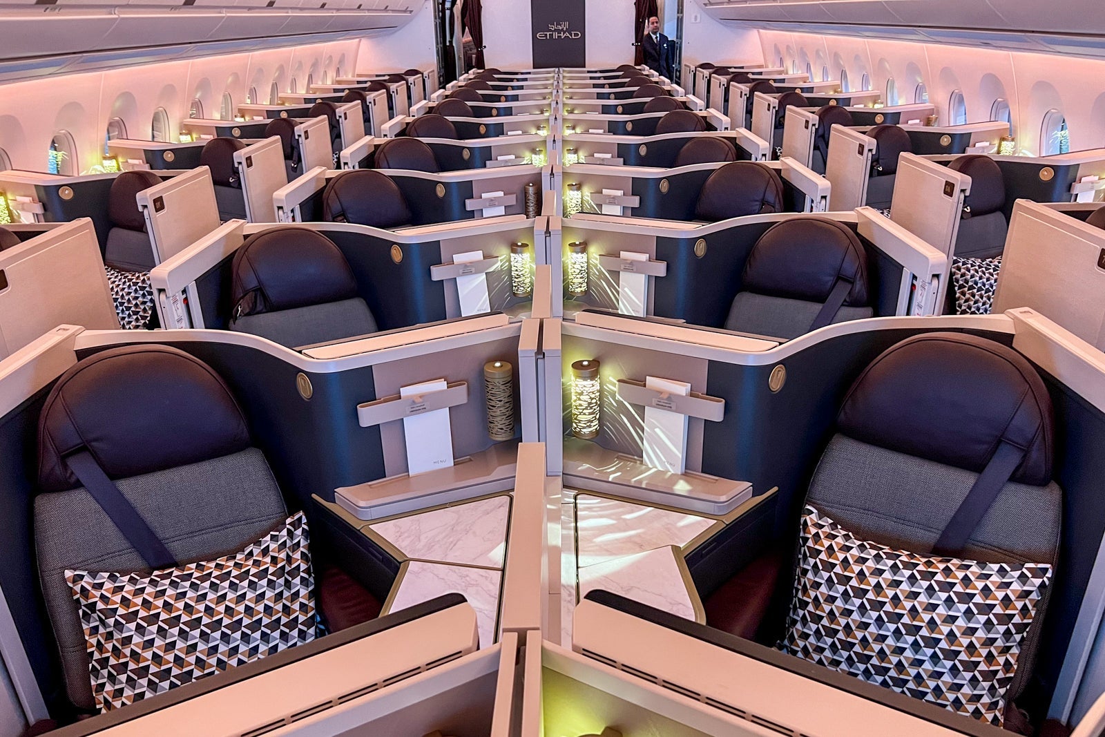 Etihad A350 business class