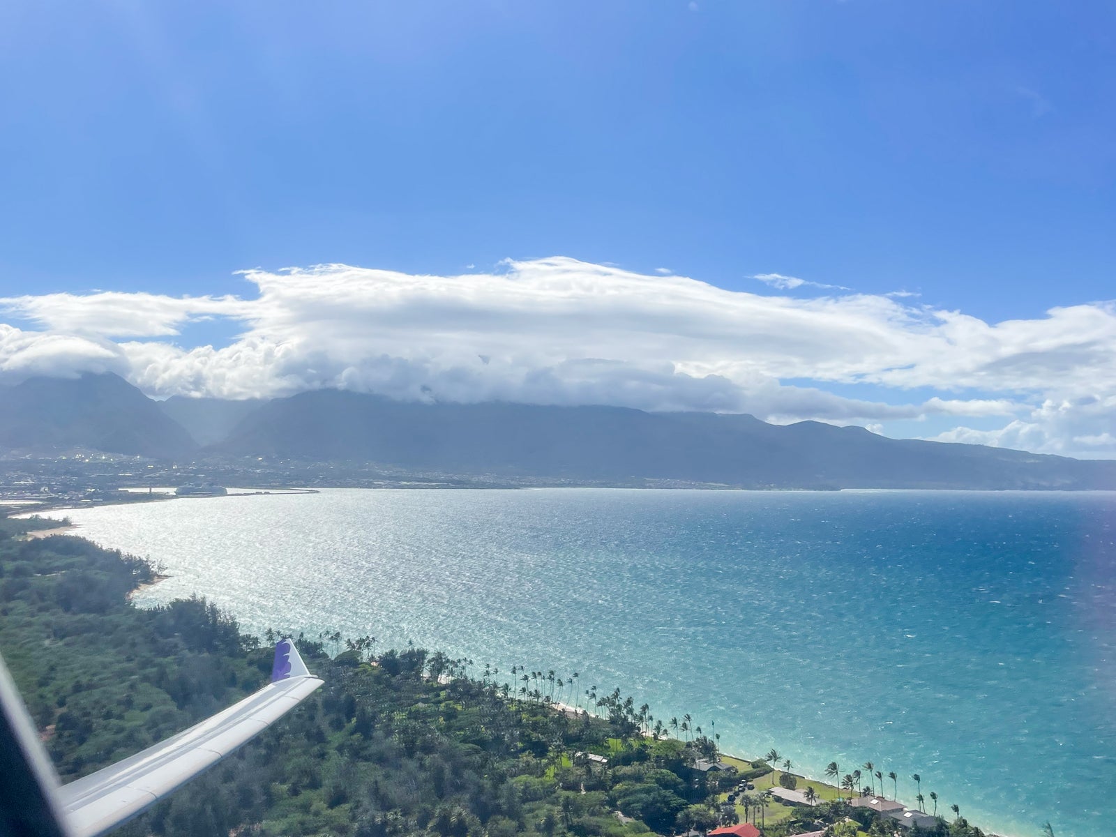 Hawaiian Airlines A330 departing OGG