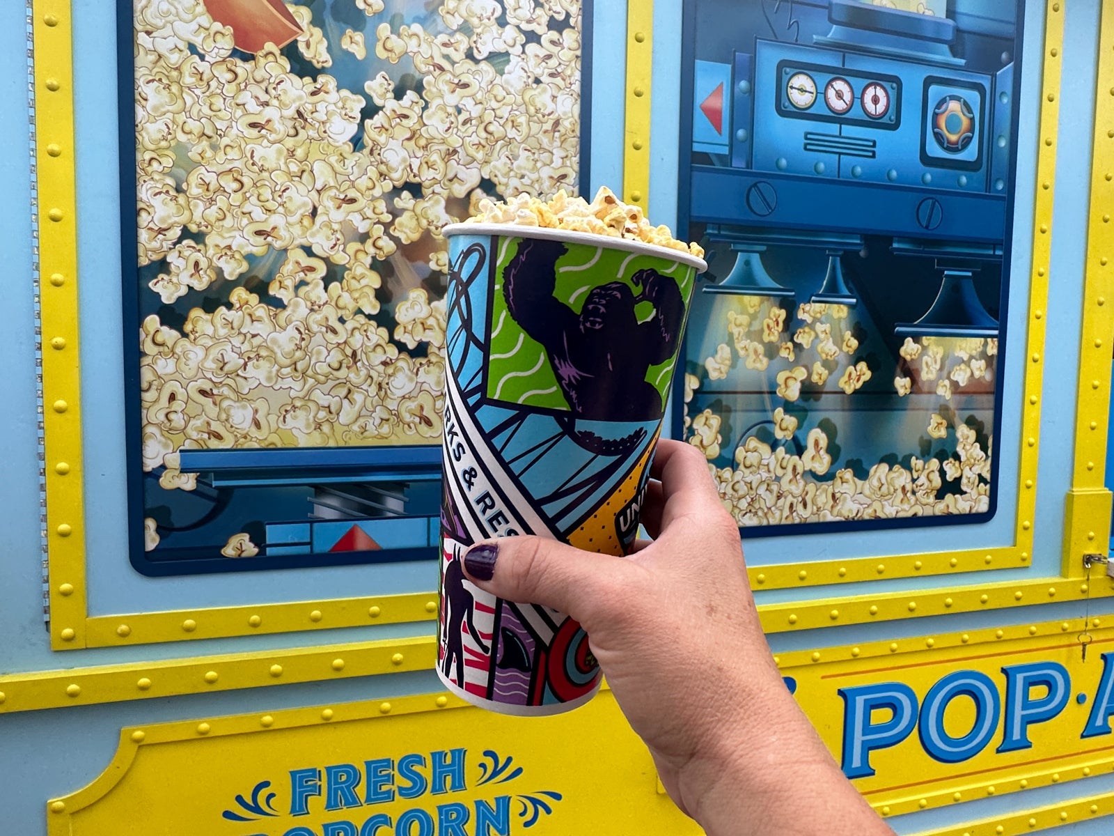 Minion Land popcorn