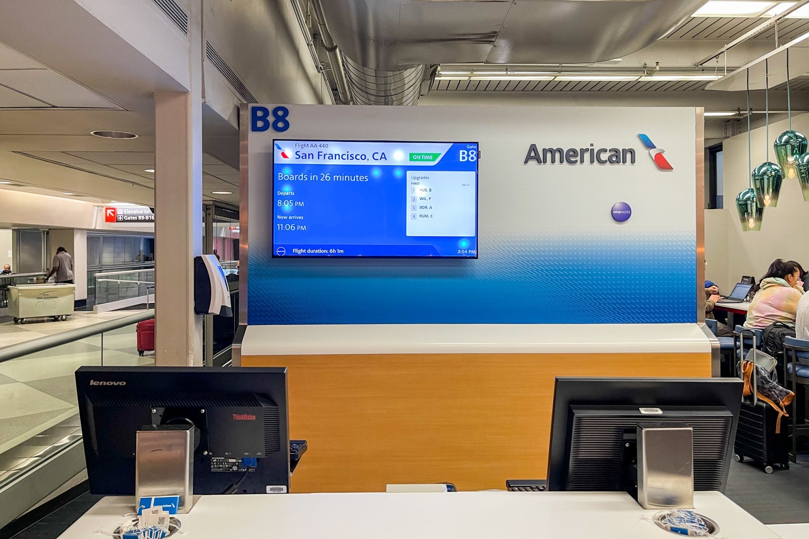 Boarding American Airlines