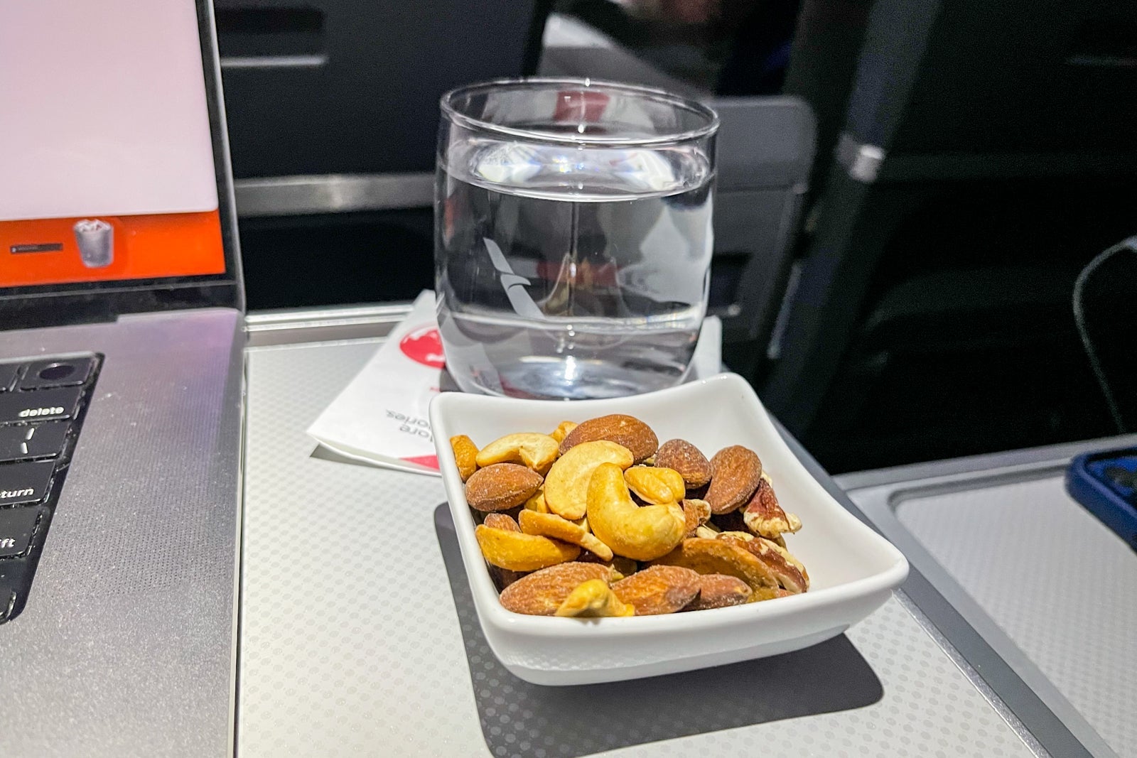 Drink service American Airlines