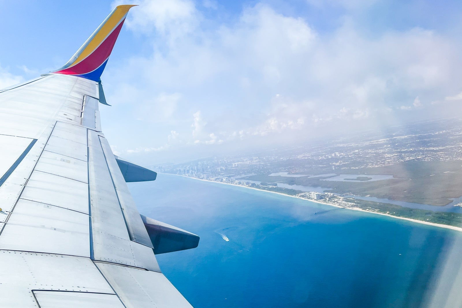 southwest plane wing