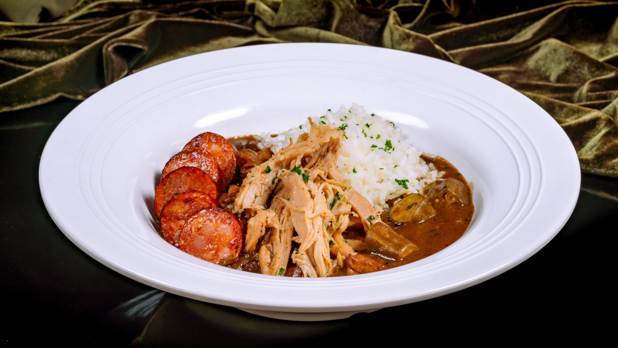 Tiana’s Palace Menu Item – House Gumbo