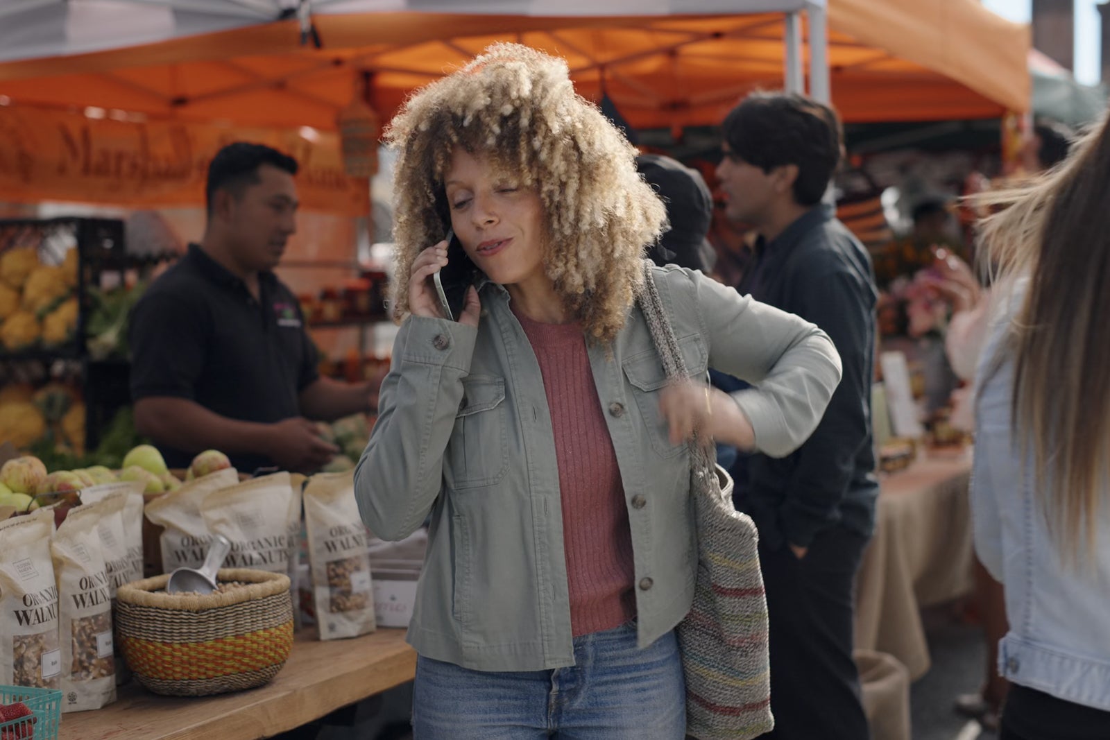 woman with iPhone 15