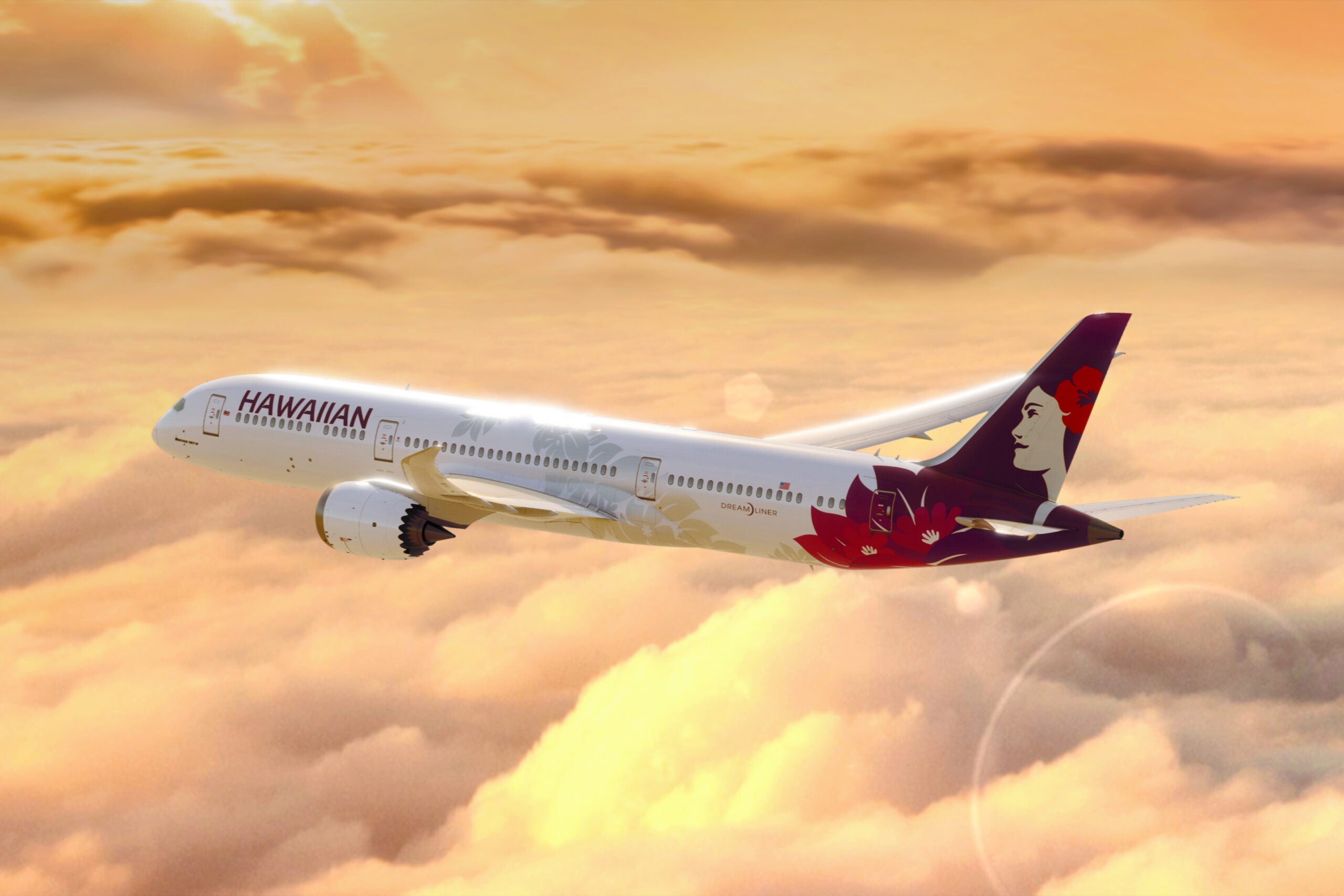 Hawaiian schedules 1st Boeing 787 flights with stunning new cabins