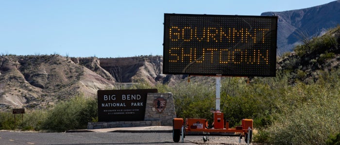 Travel impacts of a shutdown