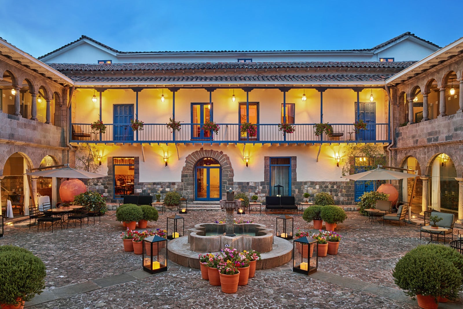 Palacio del Inka courtyard