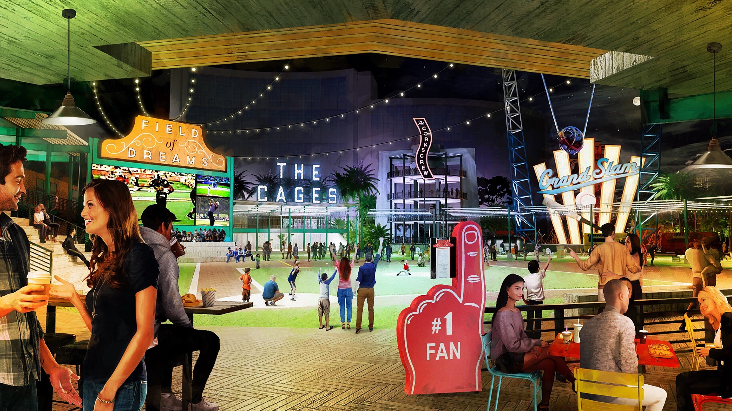 artist's rendering of a Sports Illustrated resort