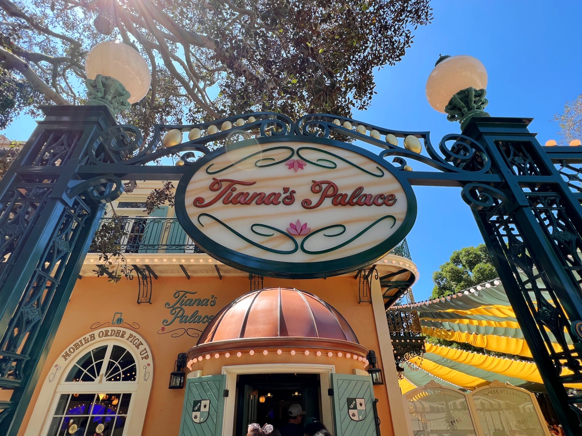 Tiana's Palace Entrance Disneyland