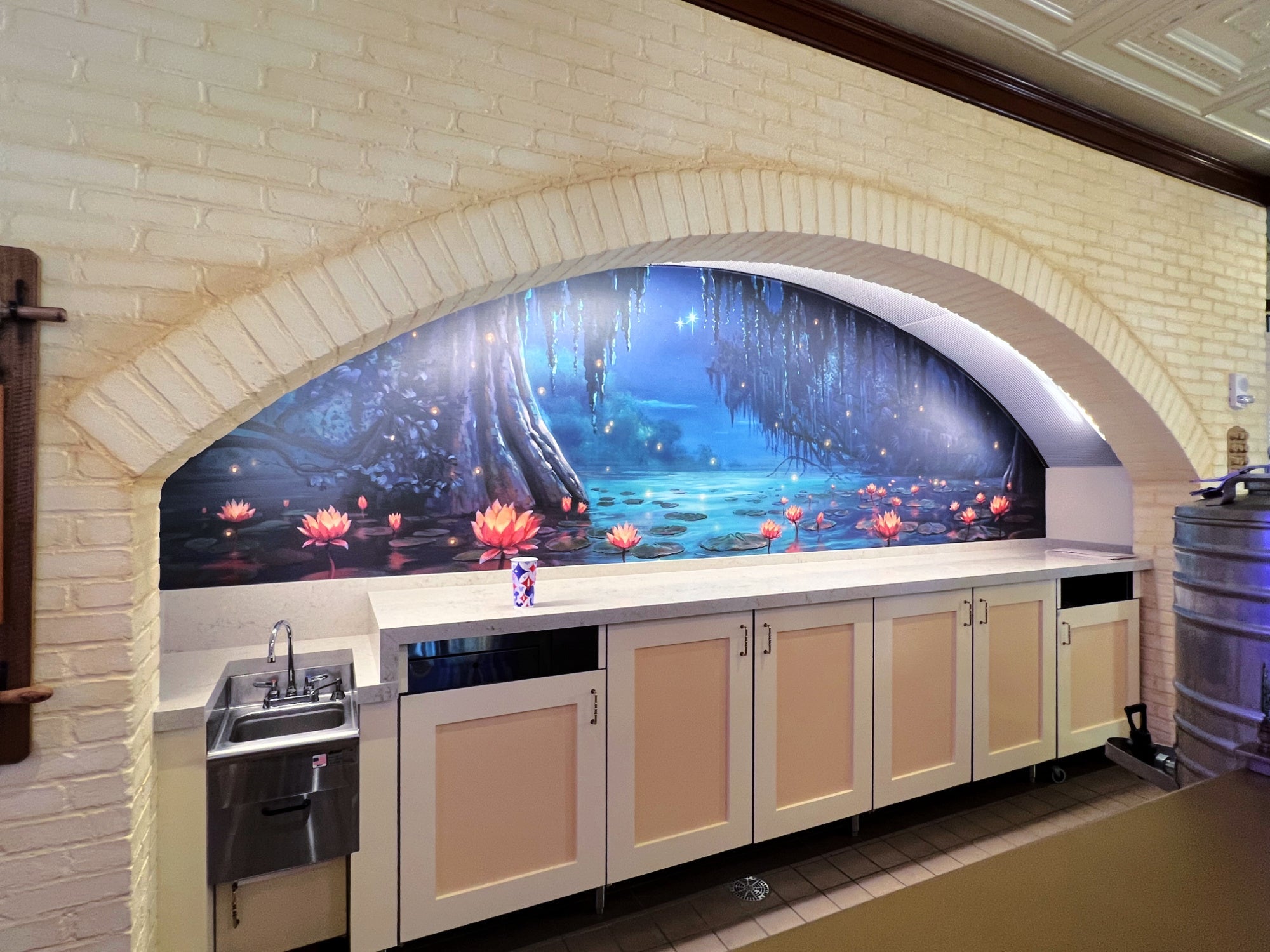 Tianas Palace Mural Disneyland