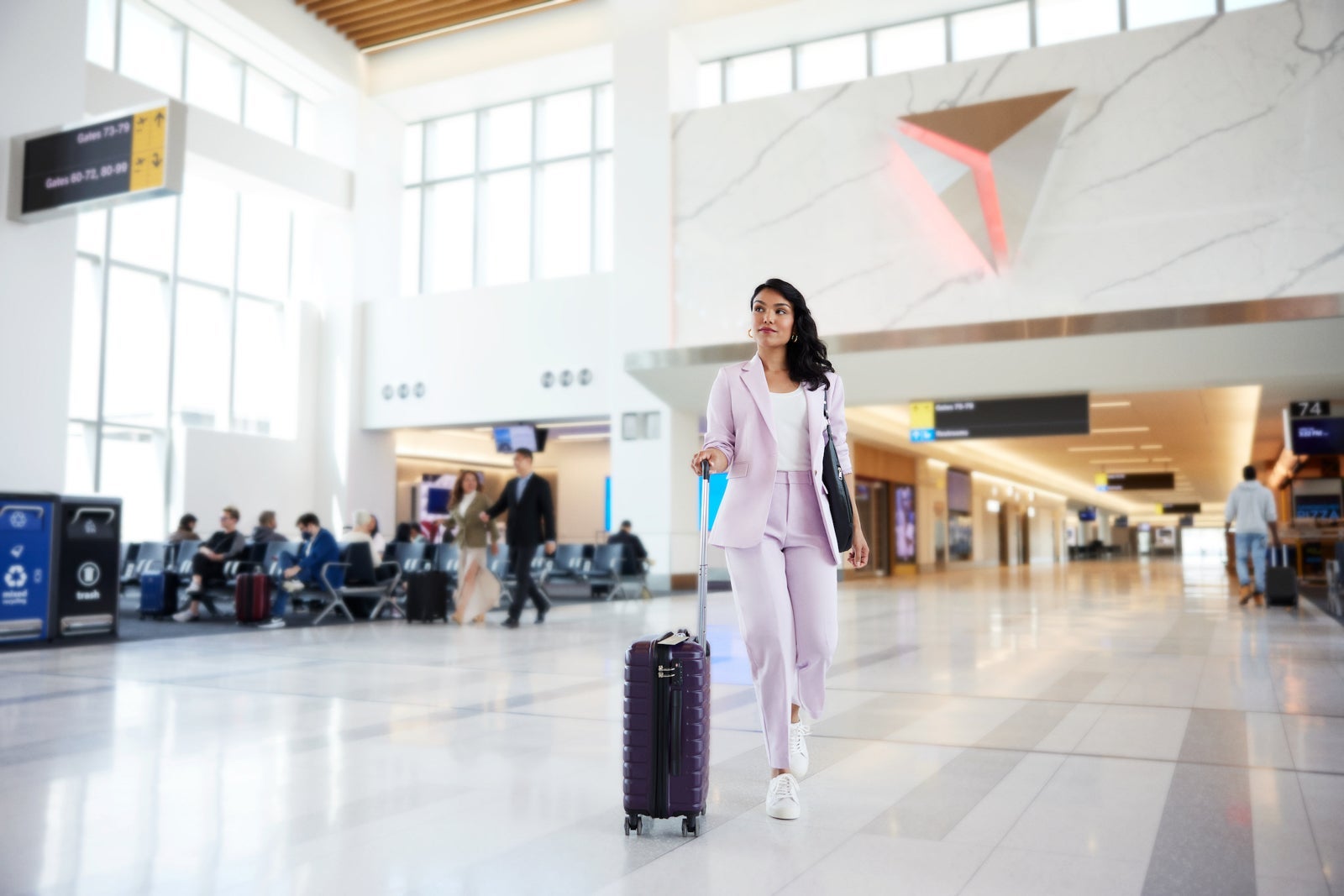 woman at airport