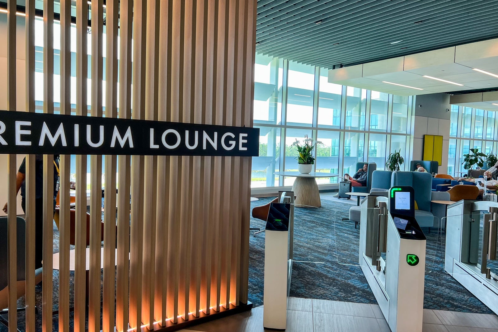 Brightline Orlando train lounge