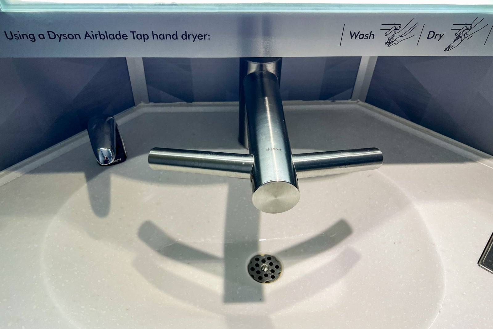 Brightline train bathroom
