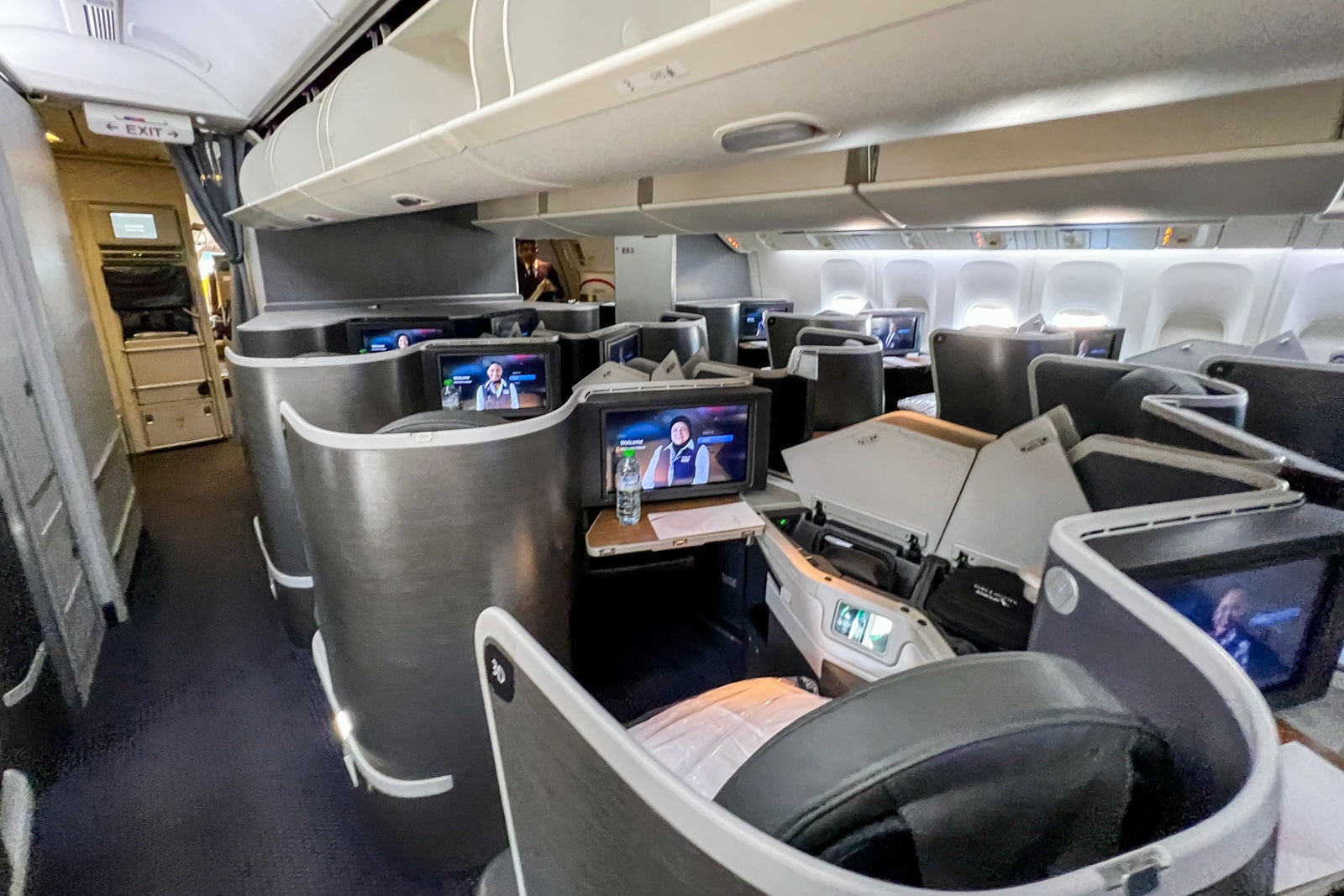 Business-class cabin
