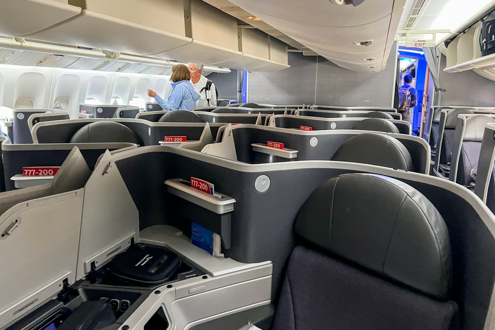 Business-class cabin