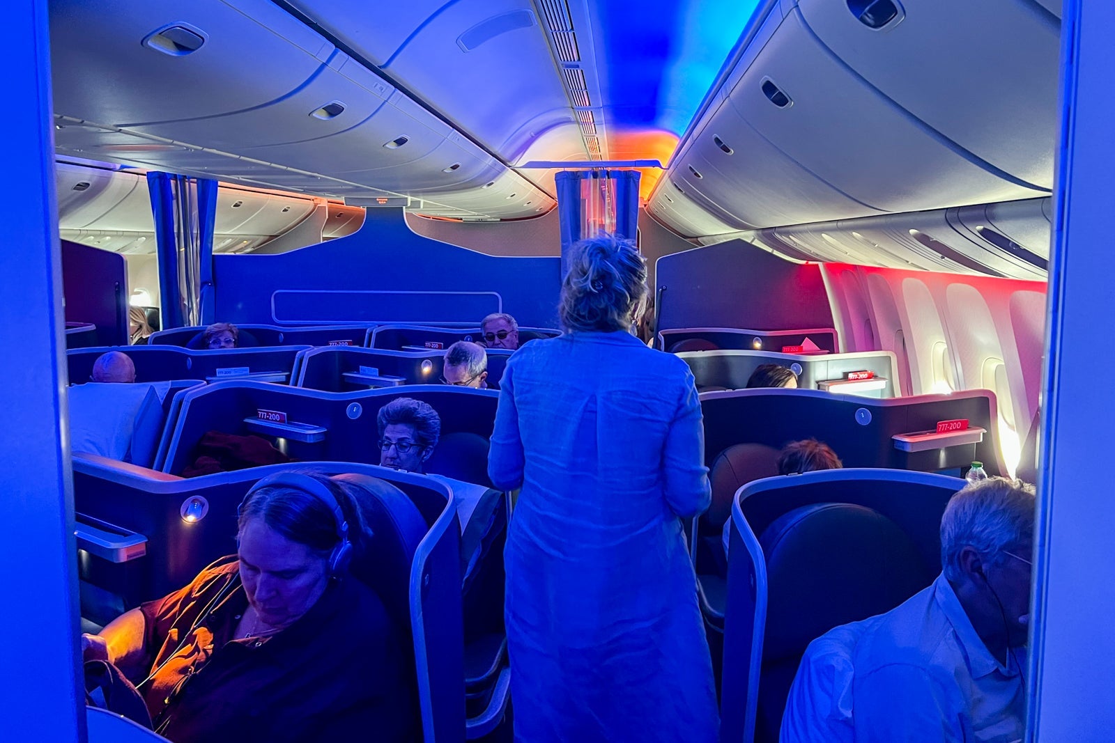 Business-class cabin