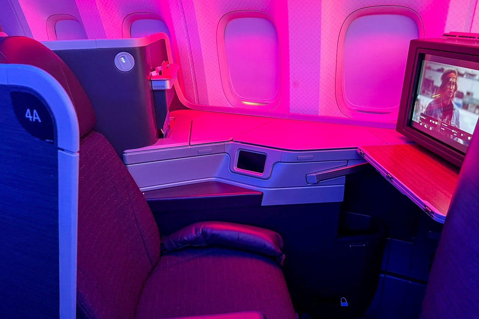 Business-class cabin